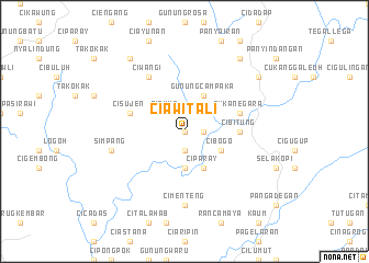 map of Ciawitali