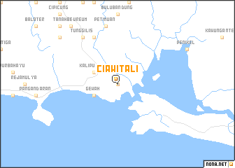 map of Ciawitali