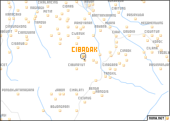 map of Cibadak