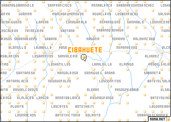 map of Cibahuete