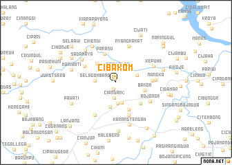 map of Cibakom