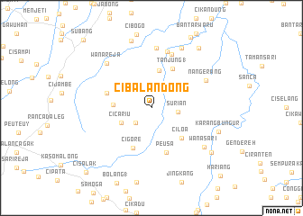 map of Cibalandong