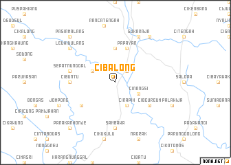 map of Cibalong