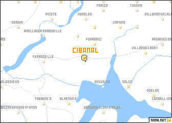 map of Cibanal