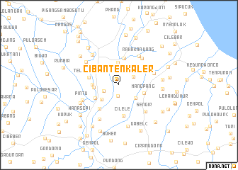 map of Cibantenkaler