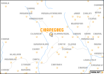 map of Cibaregbeg