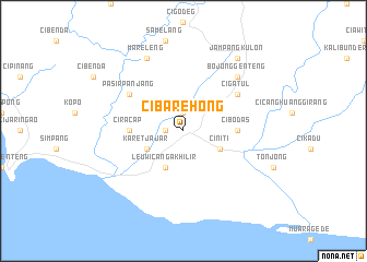 map of Cibarehong