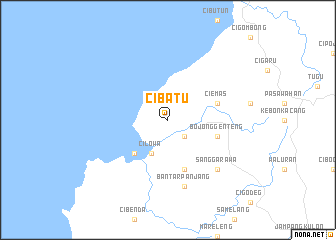 map of Cibatu