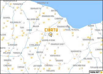 map of Cibatu