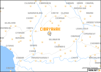 map of Cibayawak