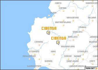 map of Cibenda