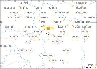 map of Cibini