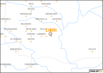 map of Cibini