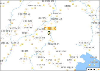 map of Cibiuk