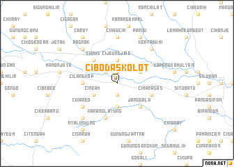 map of Cibodas-Kolot