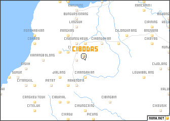 map of Cibodas