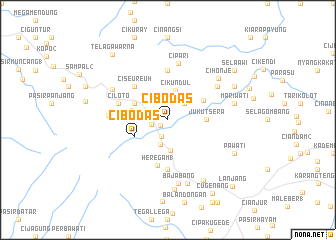 map of Cibodas