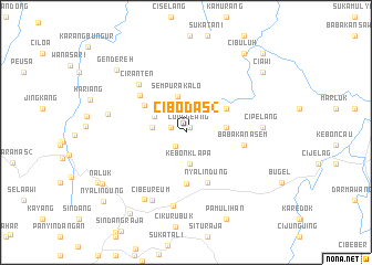 map of Cibodas 2