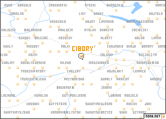 map of Cibory