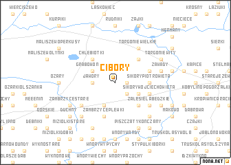 map of Cibory