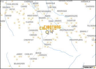 map of Cibotang