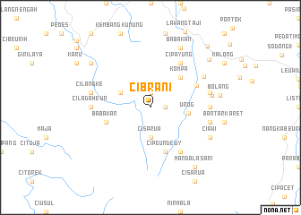 map of Cibrani