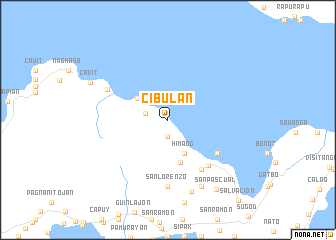 map of Cibulan