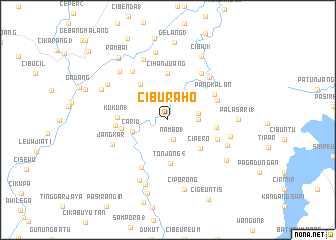 map of Ciburaho