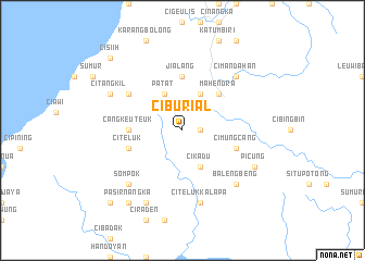 map of Ciburial