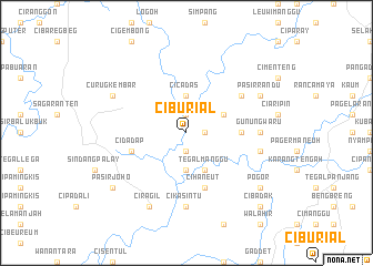 map of Ciburial