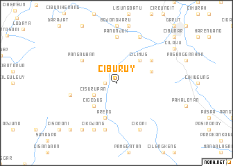 map of Ciburuy