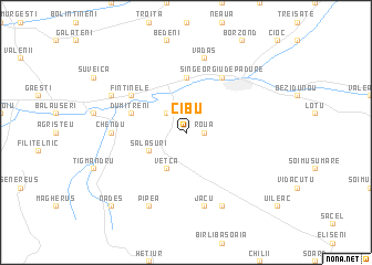 map of Cibu