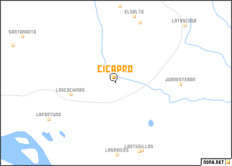 map of Cicapro