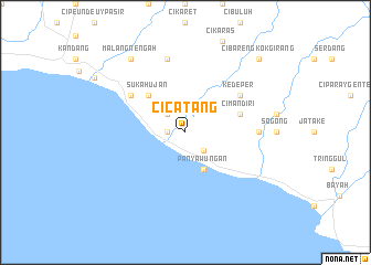 map of Cicatang