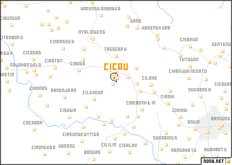 map of Cicau