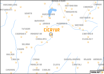 map of Cicayur