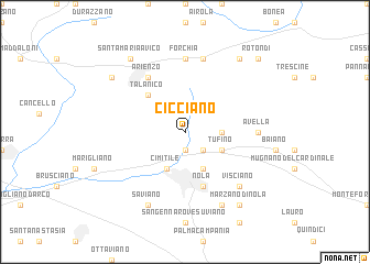 map of Cicciano