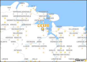 map of Cicero