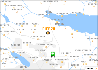 map of Cicero