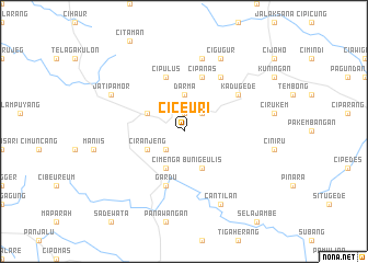 map of Ciceuri