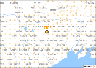 map of Cice