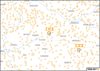 map of Čiče