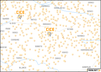 map of Čiče