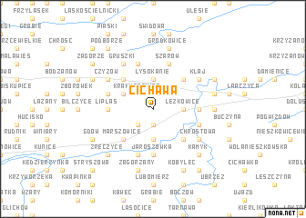 map of Cichawa