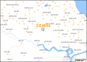 map of Cicheng