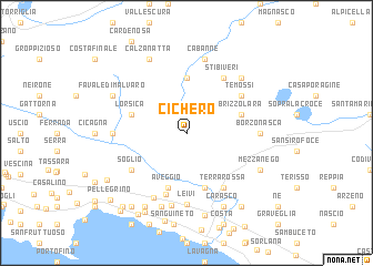 map of Cichero