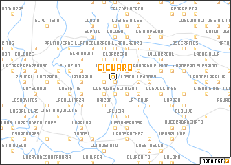 map of Cicuaro