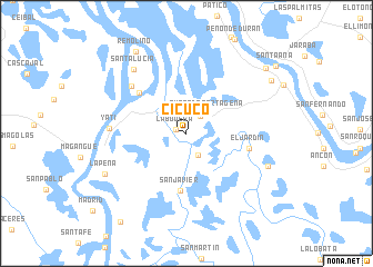 map of Cicuco