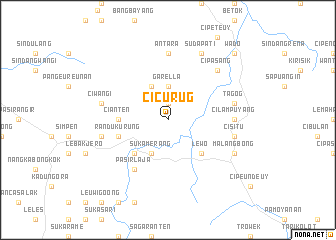 map of Cicurug