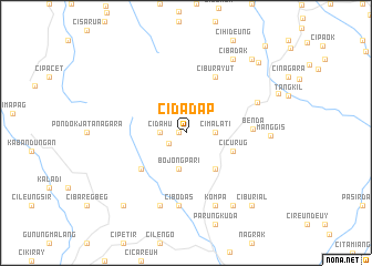 map of Cidadap